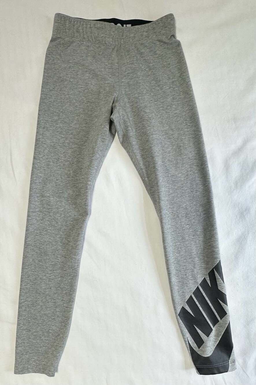 Nike Women's Gray Leggings Just Do It Logo Size XS